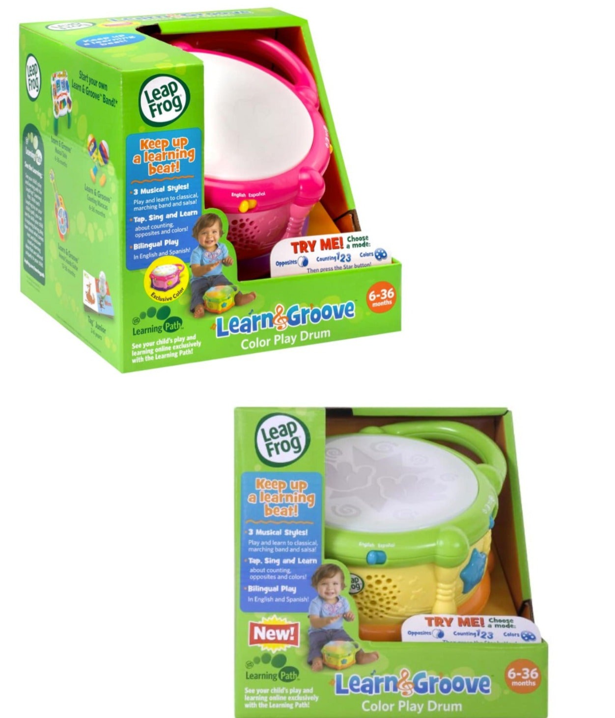 Learn and Groove Colour Play Drum By Leap Frog