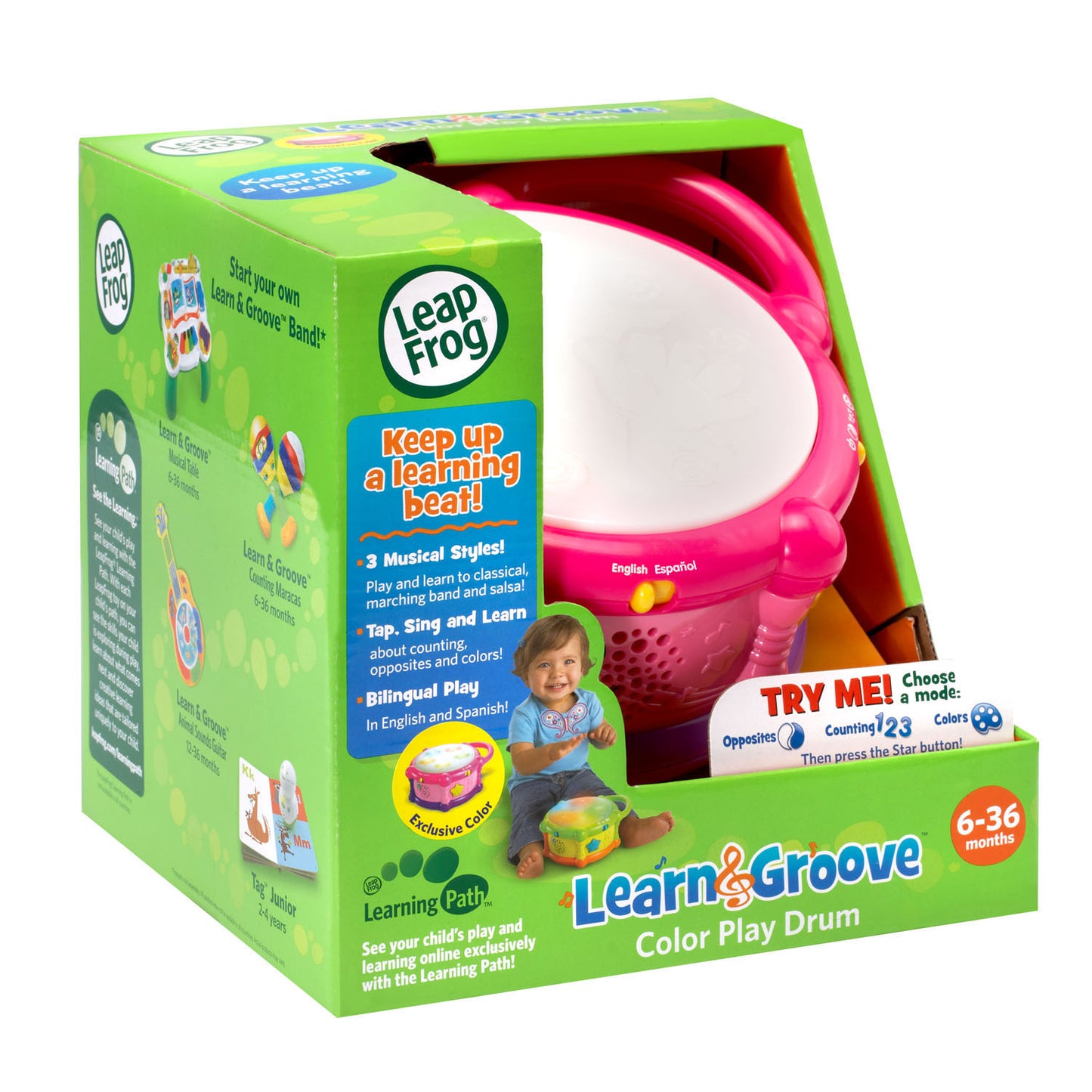 Learn and Groove Colour Play Drum By Leap Frog