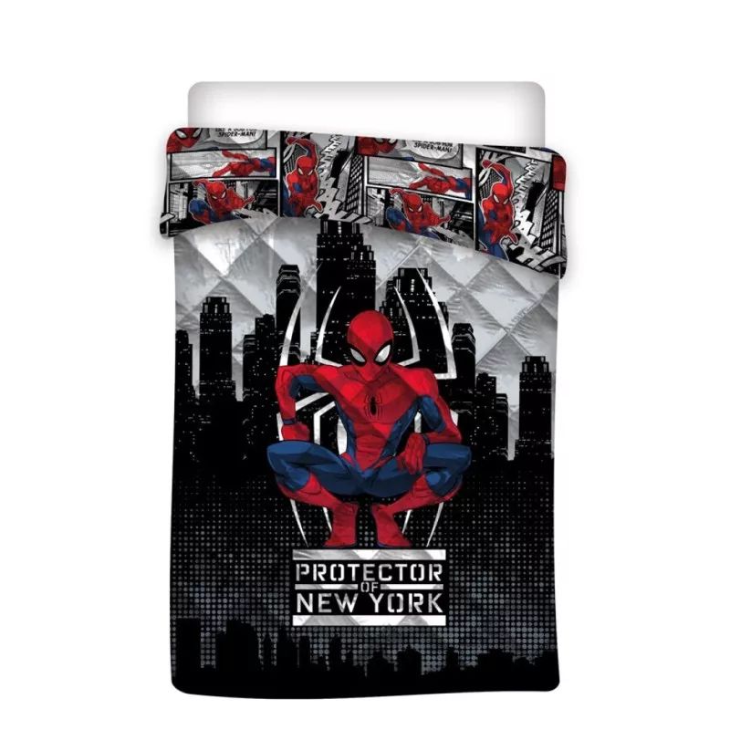 Spiderman Reversible Single Bed Winter Quilt