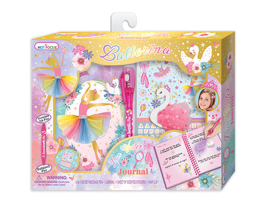 Ballerina Fun Writer Journal Hot Focus Book Set