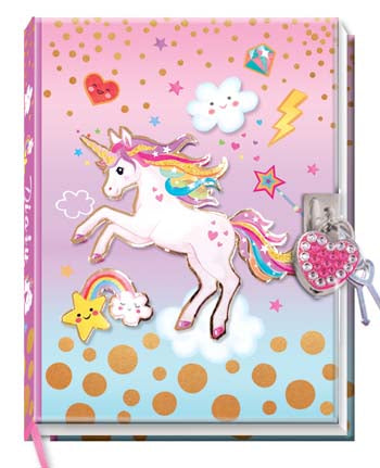 Unicorn Diary w/ Lock & Keys By Hot Focus