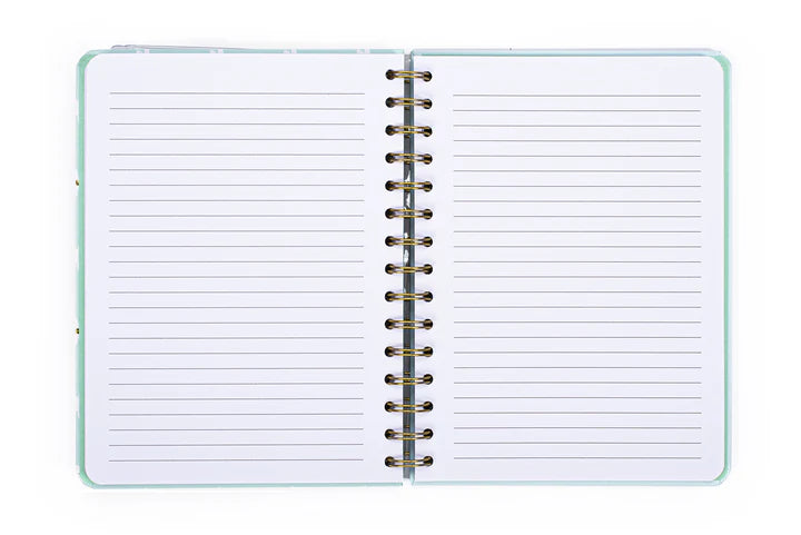 Daisy Spiral Notebook With Built In Case