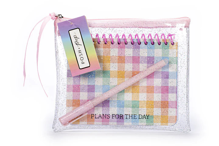 Posh Pop Notebook And Pen In A PVC Case