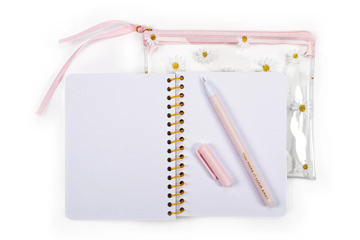 Posh Pop Notebook And Pen In A PVC Case