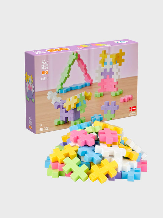 Plus Plus BIG Pastel Colormix - 50 Pieces