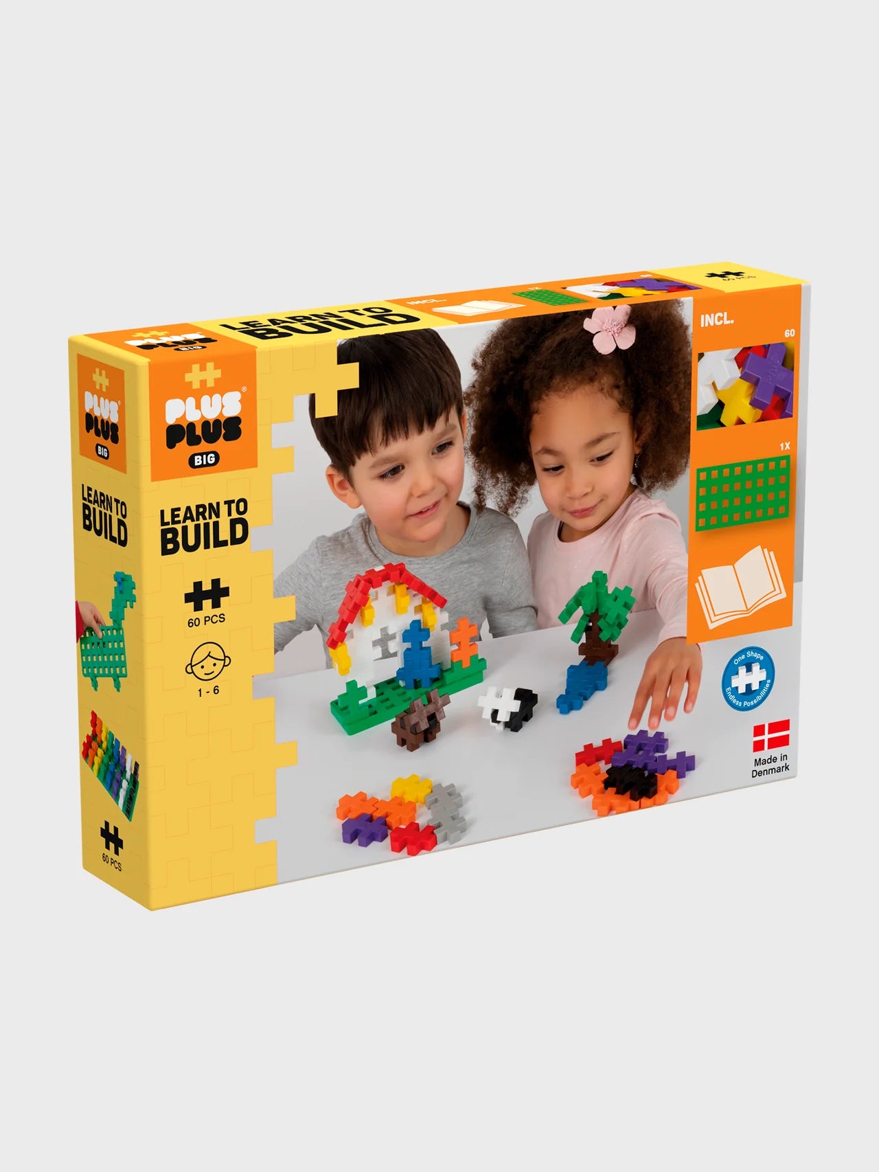 Plus Plus BIG Learn to Build 60 Pieces