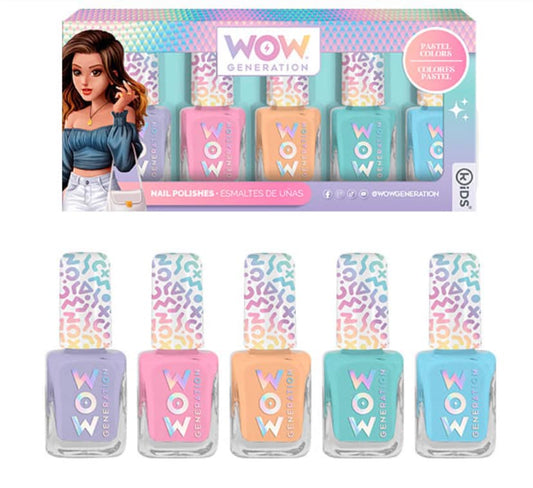 WOW Generation Pack of 5 Nail Polishes