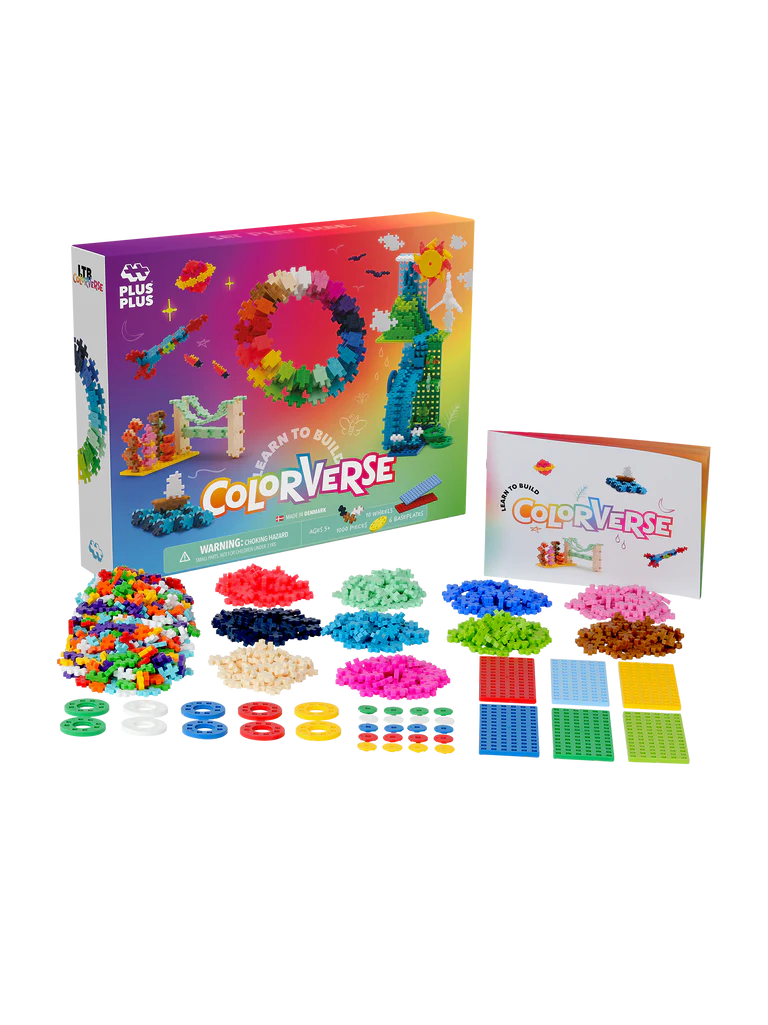 Plus Plus Learn To Build Colorverse Super Set 1000 pieces