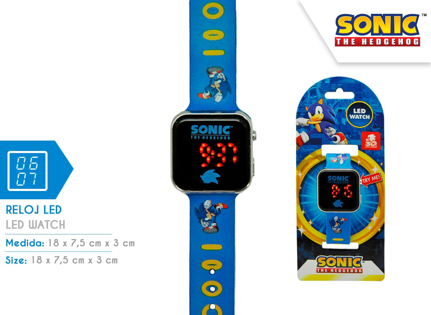 Sonic LED Watch