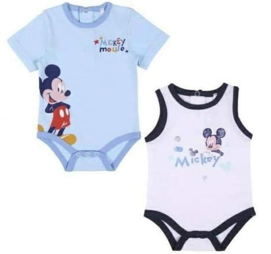 Mickey Mouse Pack of 2 Babygrows