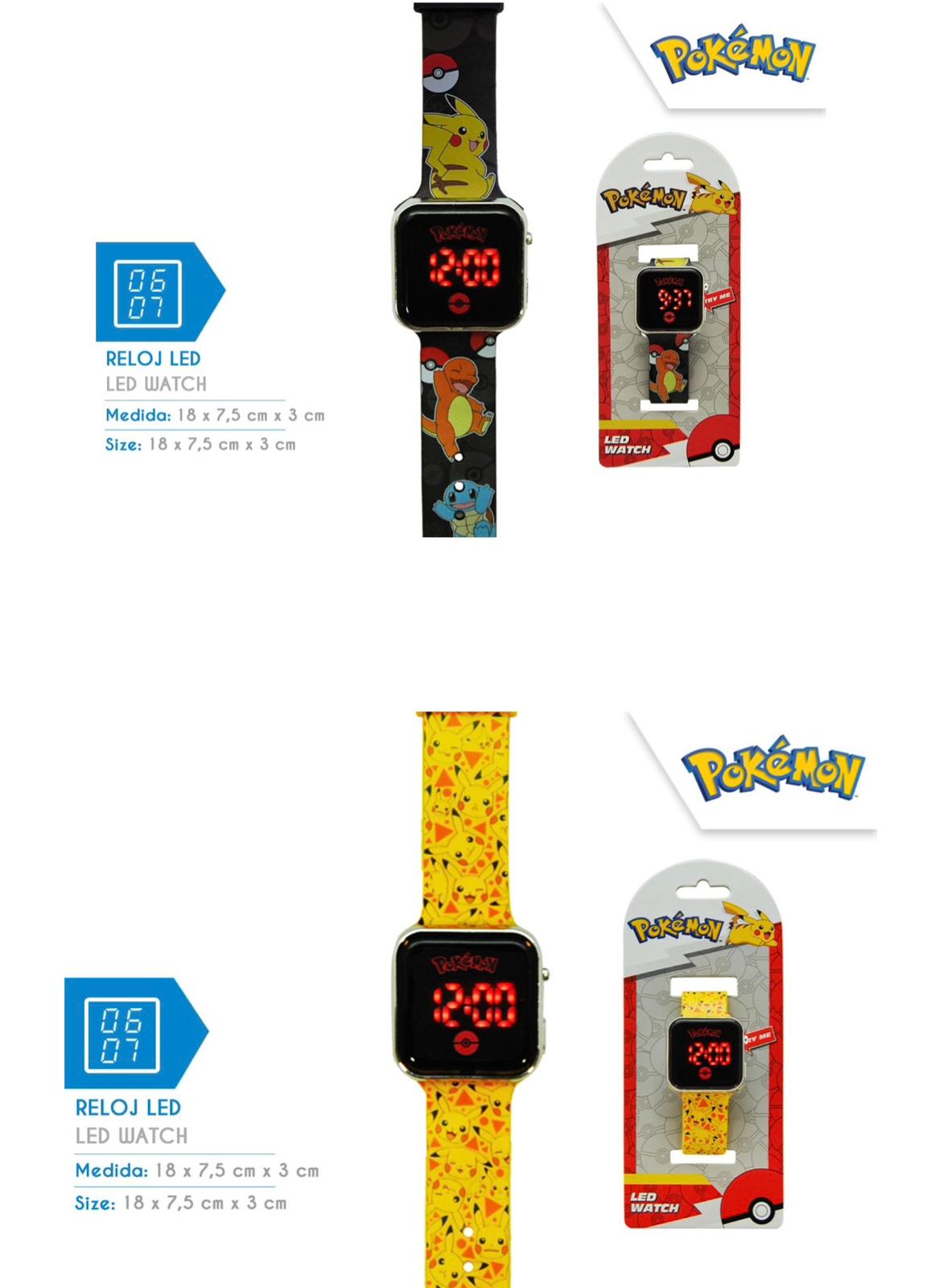 Pokemon LED Watch