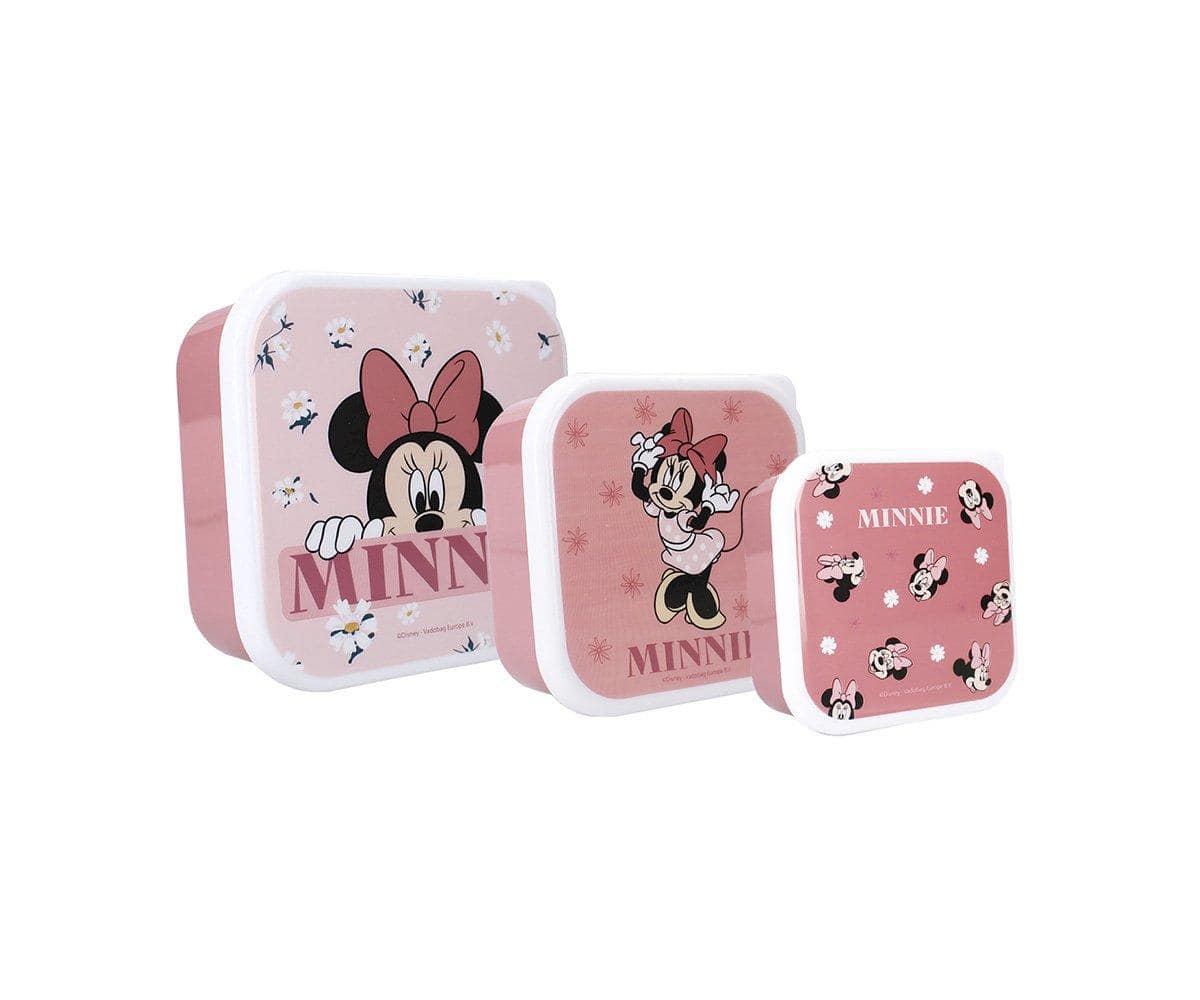 Minnie Mouse Pack of 3 Snack Boxes