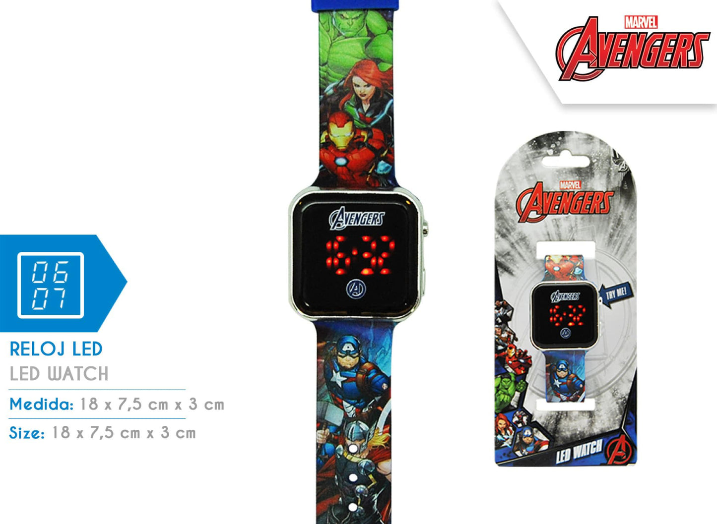 Avengers LED Watch