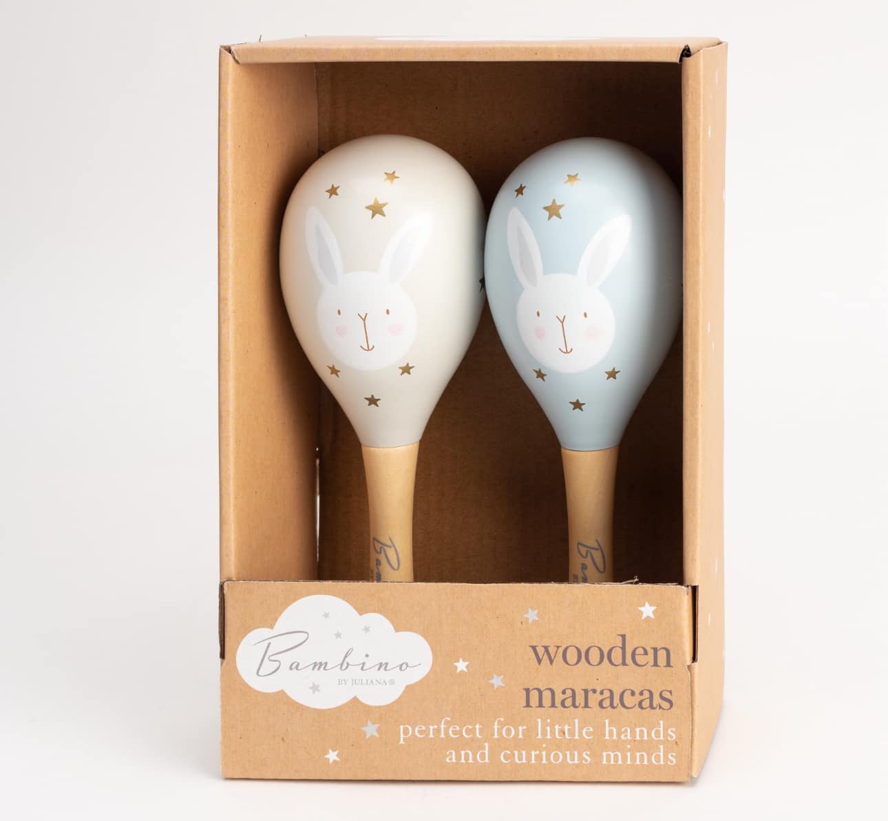 Wooden Maracas Blue