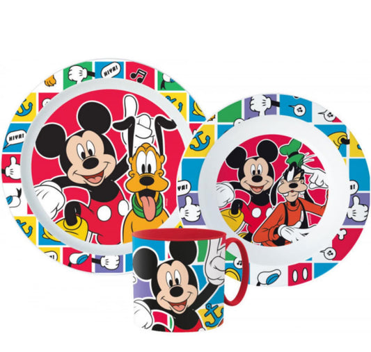 Mickey Mouse 3 Piece Dining Set