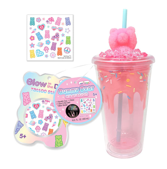 Pink Gummy Bear Hydration Tumbler By Hot Focus