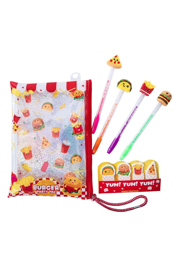 Burger Party Pal Sticky Note Tabs By Hot Focus