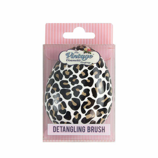 The Vintage Cosmetic Company Leopard Print Detangling Brush