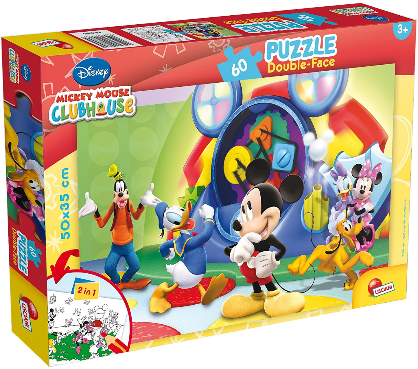 Mickey And Friends Double Face Puzzle