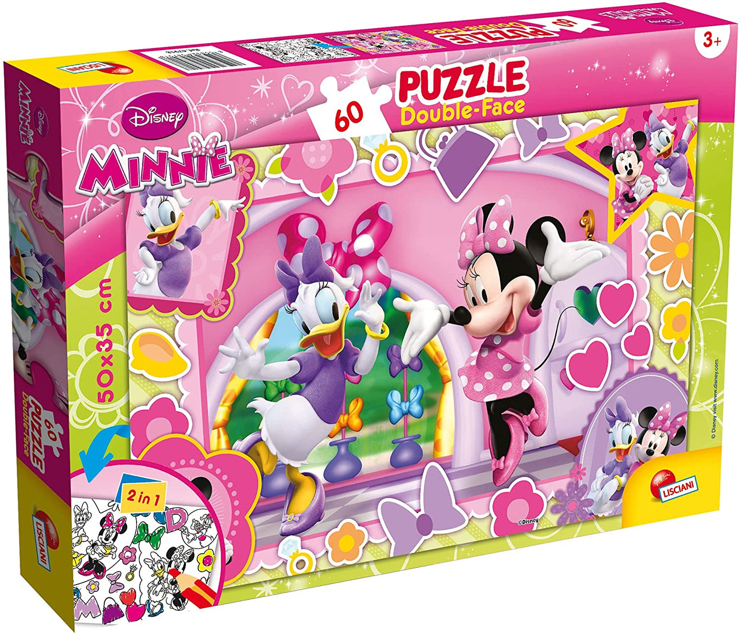 Minnie And Daisy Double Face Puzzle