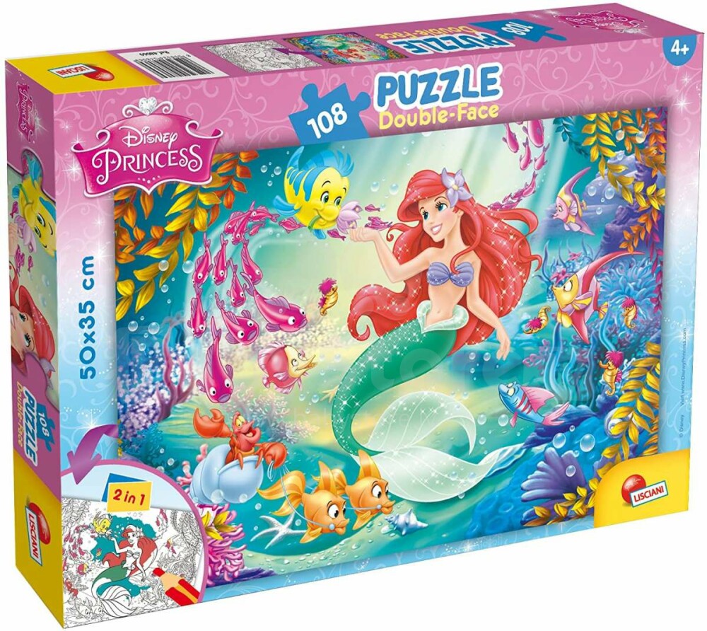 Little Mermaid Double Face Puzzle