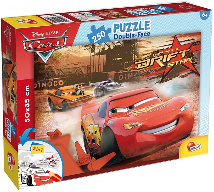 Cars Double Face Puzzle