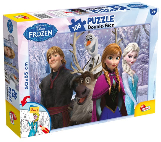 Frozen Double Face Puzzle