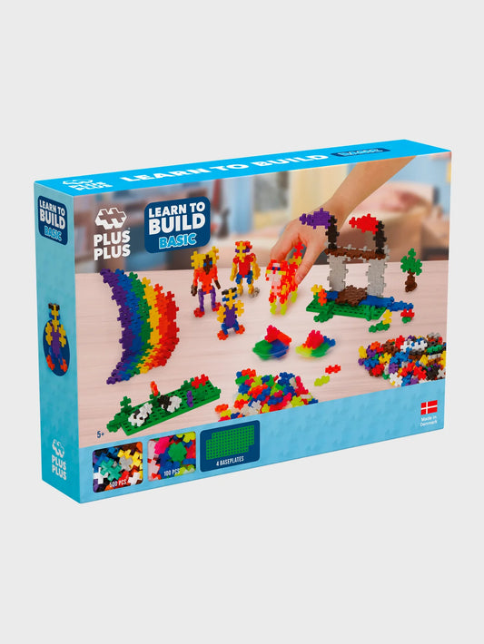 Plus Plus Learn to Build - Basic - 600 Pieces