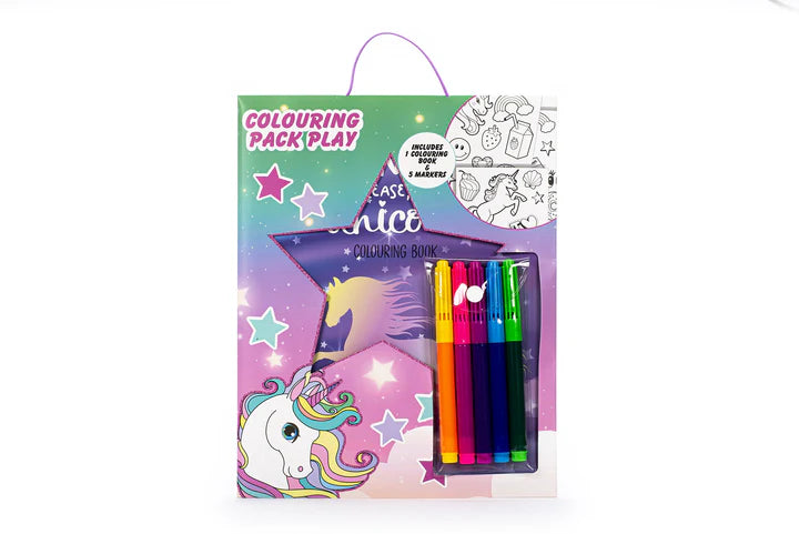 Unicorn Colouring Book Set