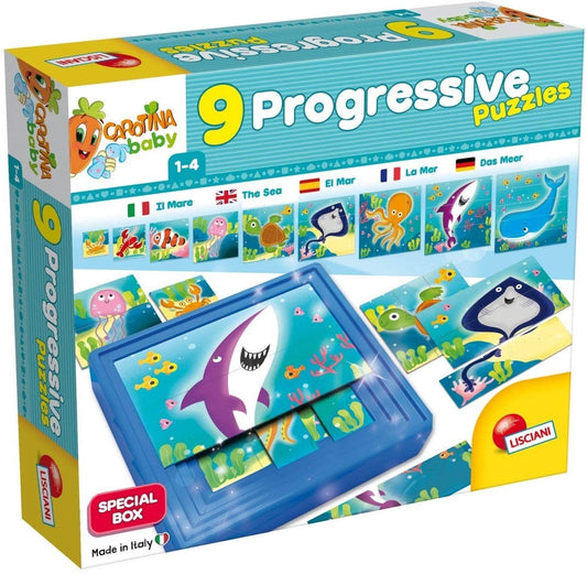 9 Progressive Puzzles By Carotina Baby