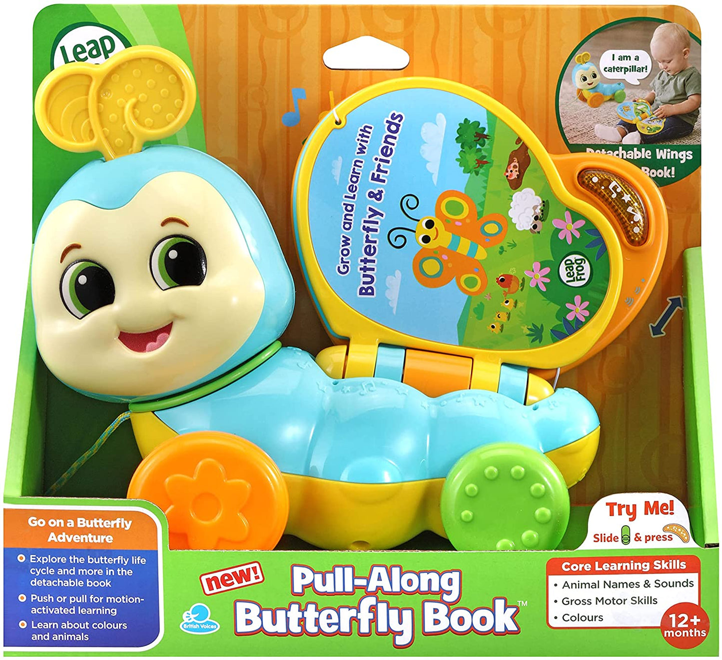 Pull Along Butterfly Book By Leap Frog