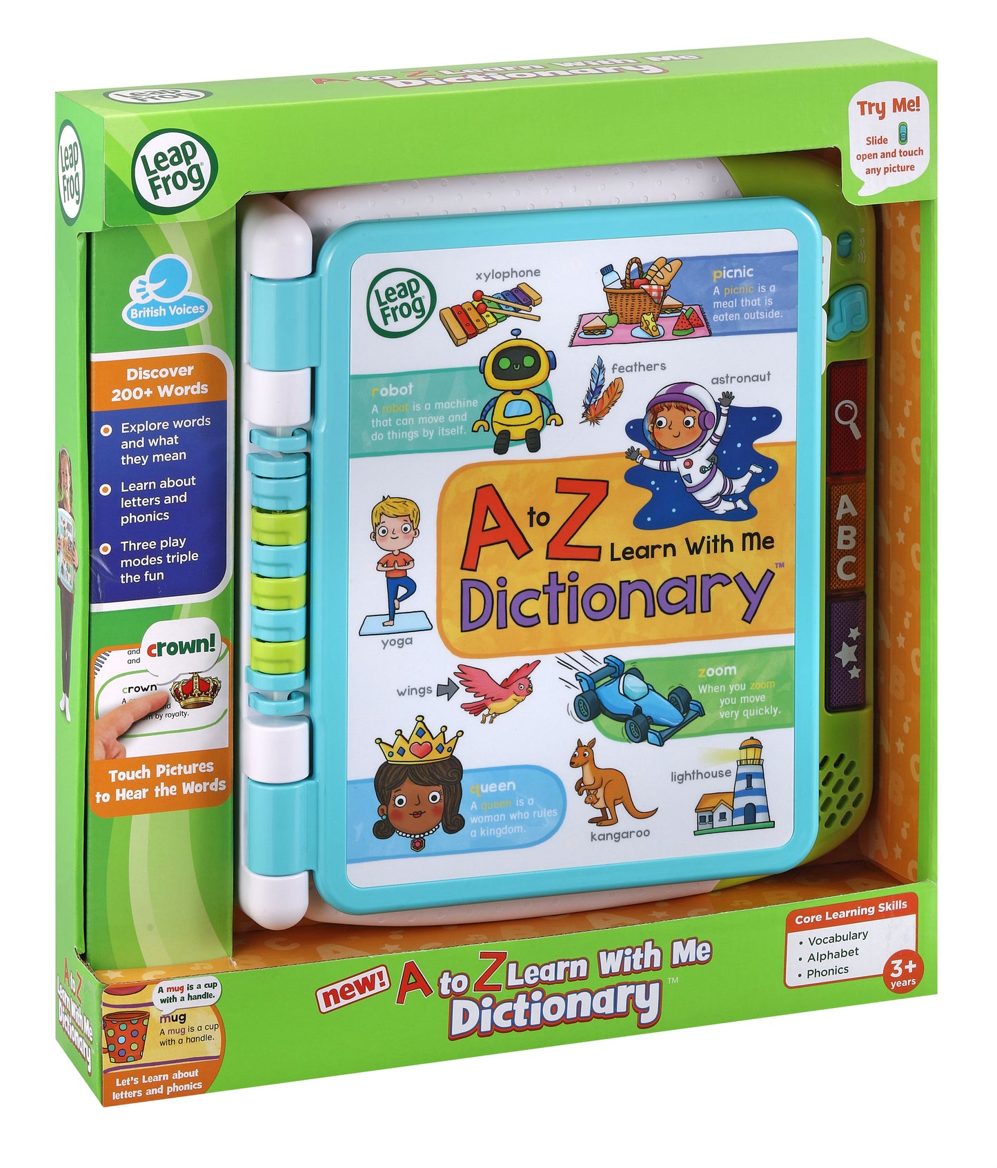 A to Z Learn With Me Dictionary By Leap Frog