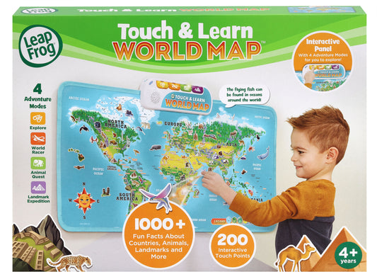 Touch And Learn World Map By Leap Frog