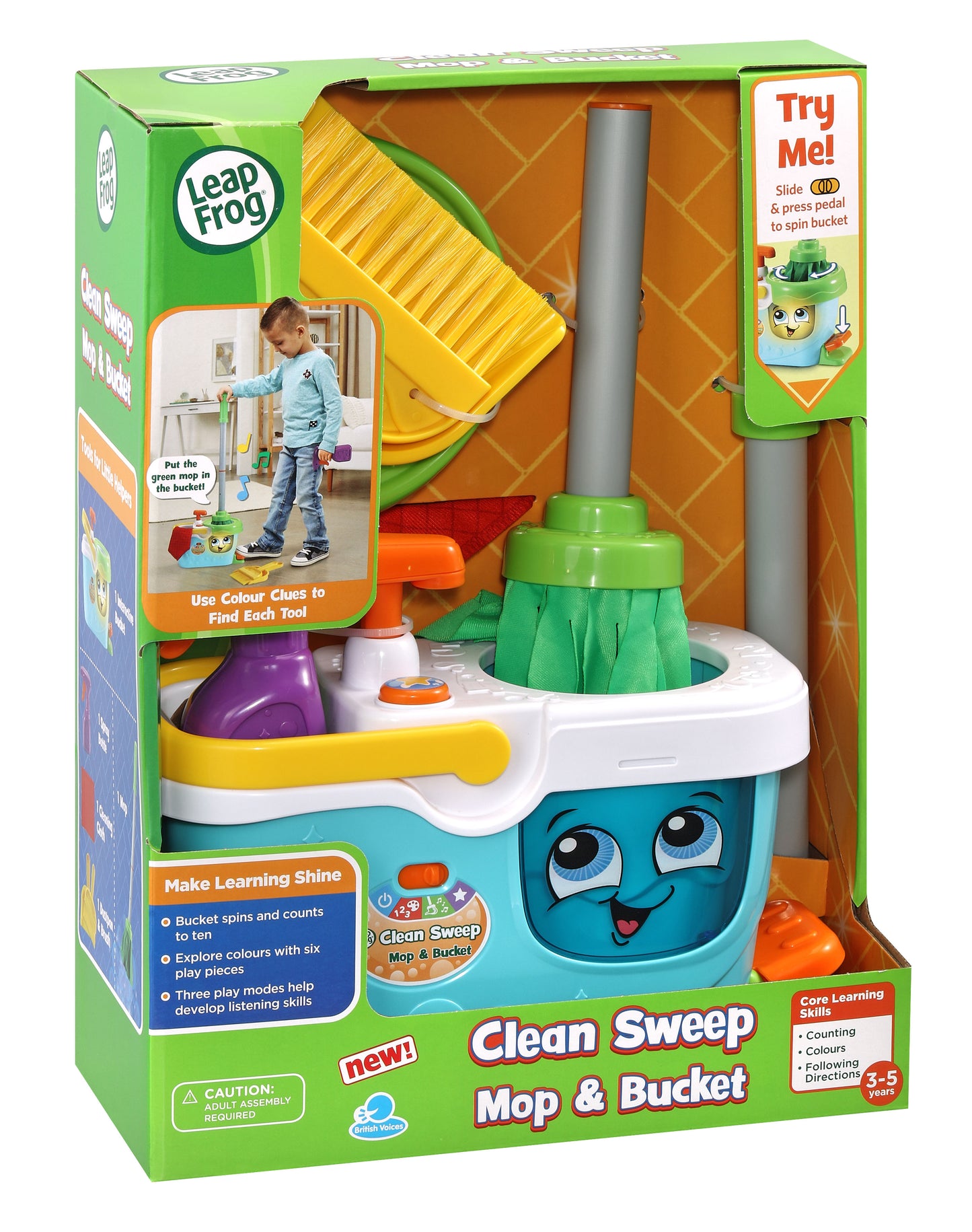 Clean Sweep Mop And Bucket By Leap Frog