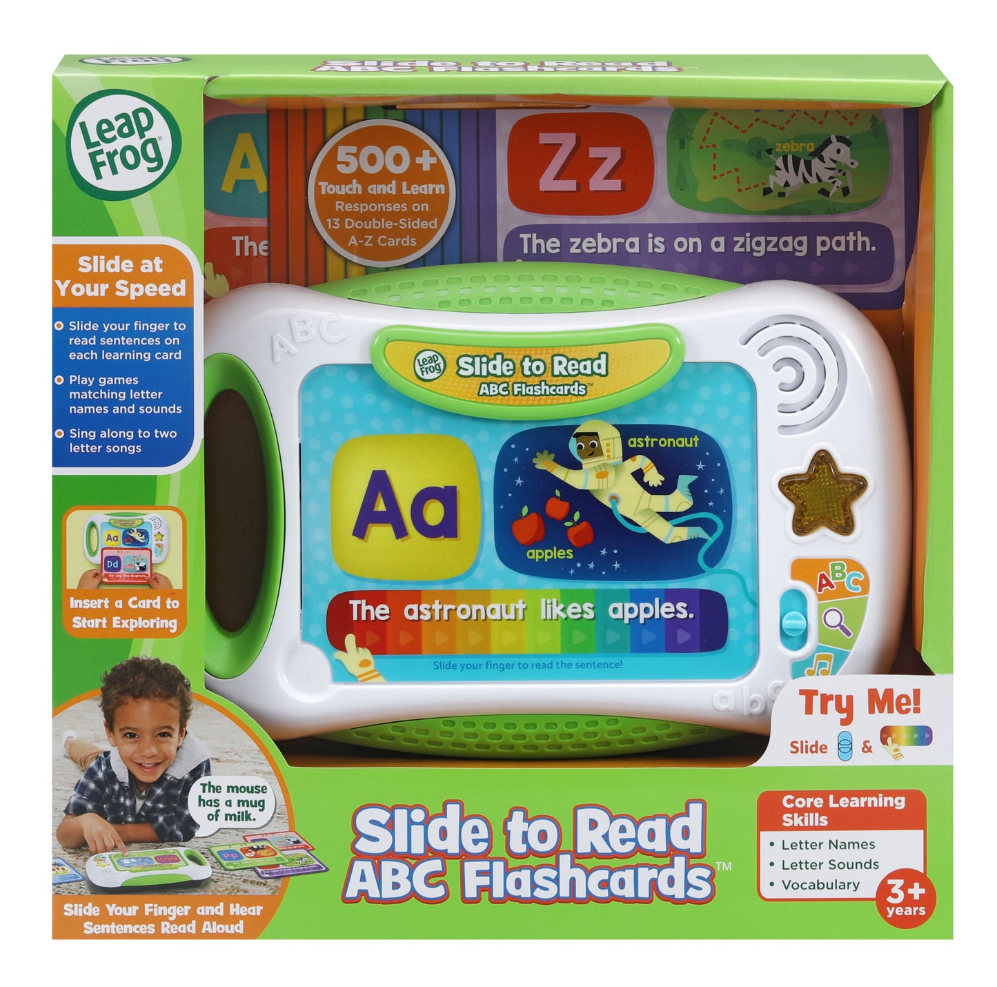 Slide To Read ABC Flashcards By Leap Frog