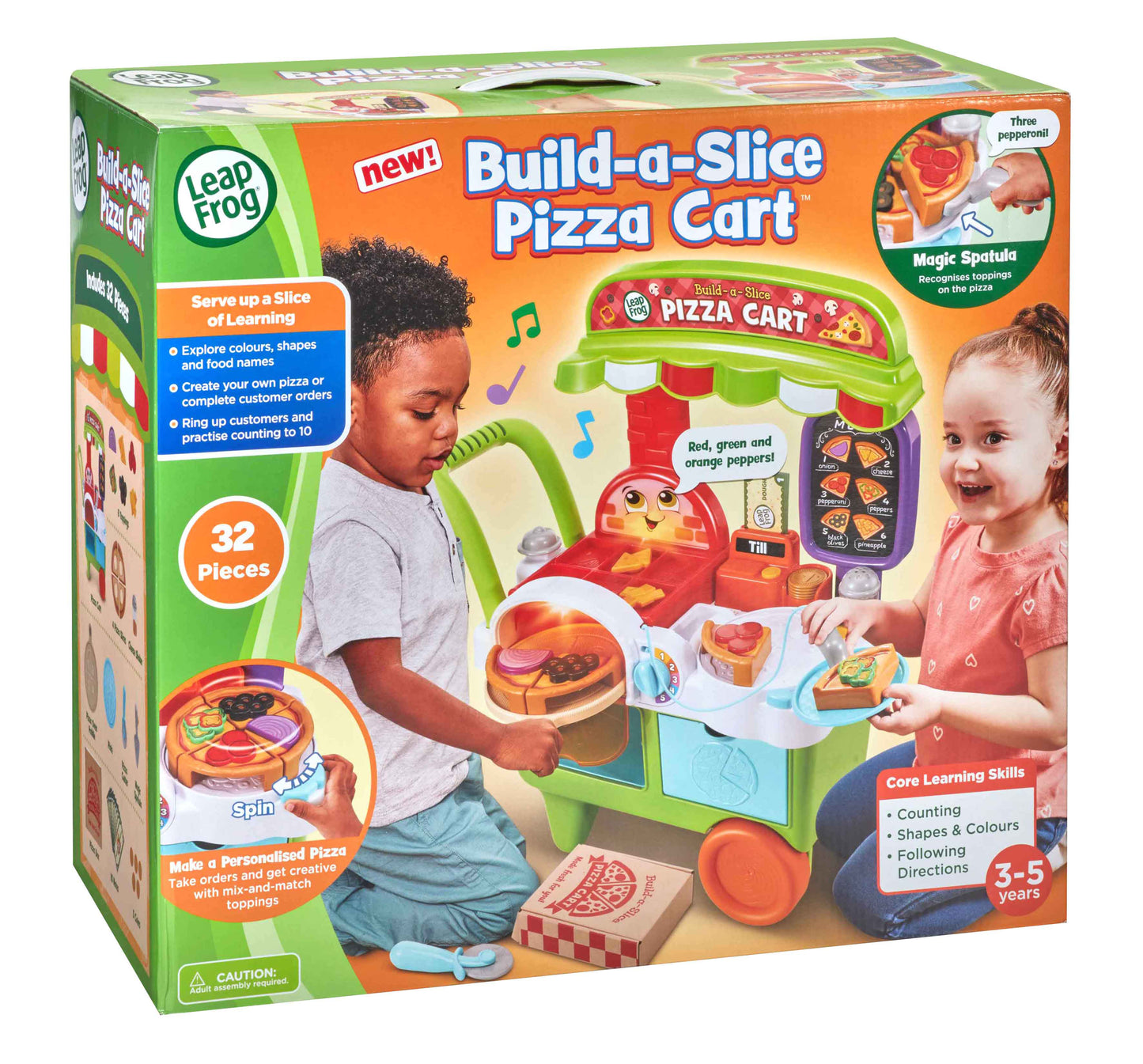 Build A Slice Pizza Cart By Leap Frog