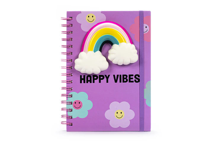 Happy Vibes Squishy Notebook