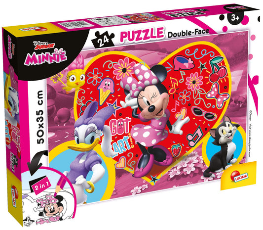 Minnie And Friends Double Face Puzzle