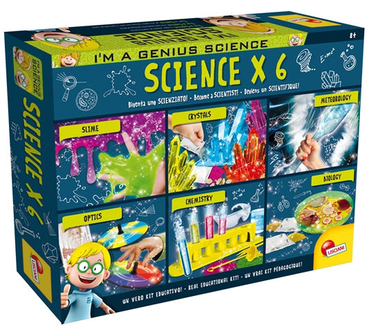 x6 Experiments Kit By I'm A Genius Science