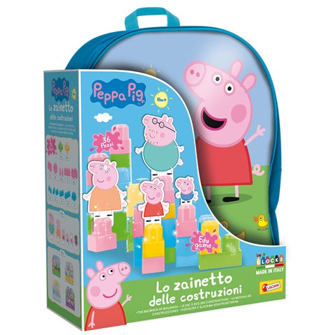 Peppa Pig Backpack Filled With Blocks