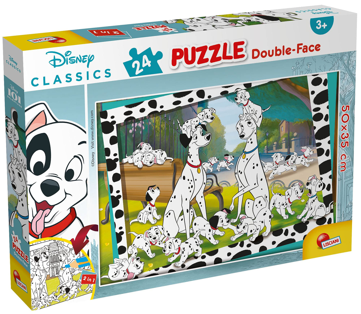 101 Dalmations Double Face Puzzle