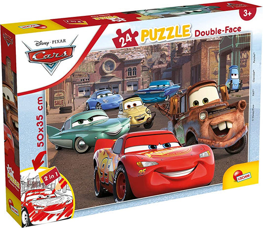 Cars Double Face Puzzle