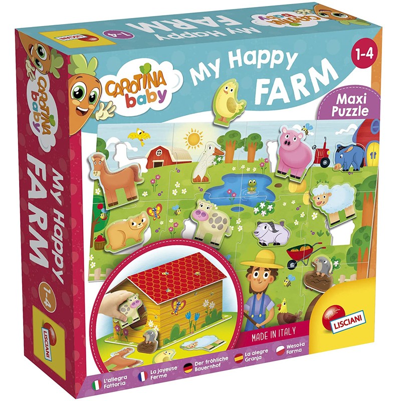 My Happy Farm Maxi Puzzle By Carotina Baby