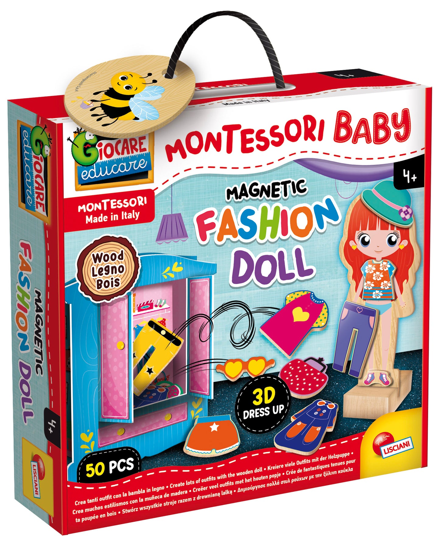 Magnetic Fashion Doll By Montessori Baby