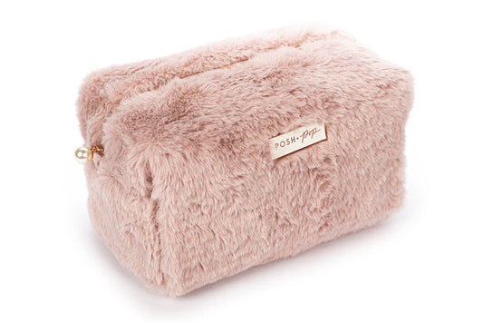 Posh Pop Fur Cosmetic Bag