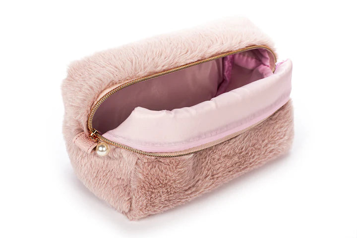 Posh Pop Fur Cosmetic Bag