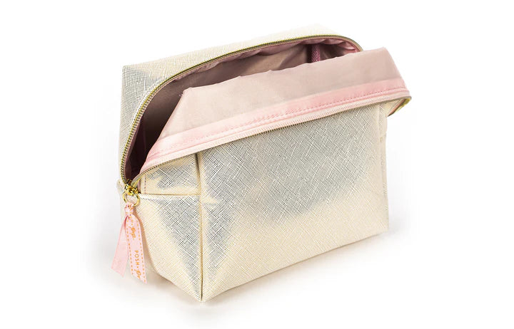 Posh Pop Gold Cosmetic Pouch