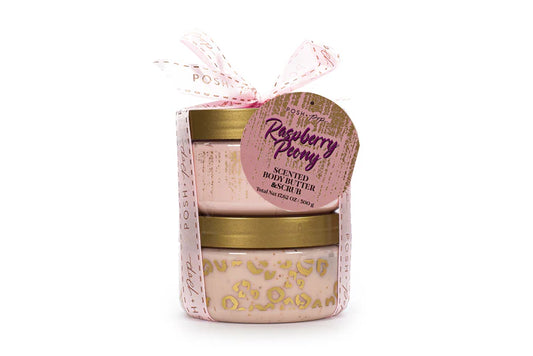 Posh Pop Sweet Raspberry Peony Butter And Scrub