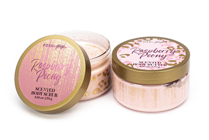 Posh Pop Sweet Raspberry Peony Butter And Scrub