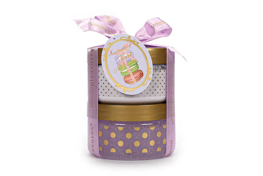 Simple Pleasures Sweet Macaron Scented Body Butter And Scrub